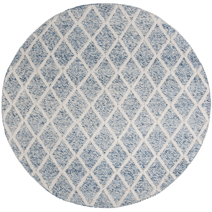 SAFAVIEH Natura NAT711B Handwoven Ivory / Blue Rug Image 6