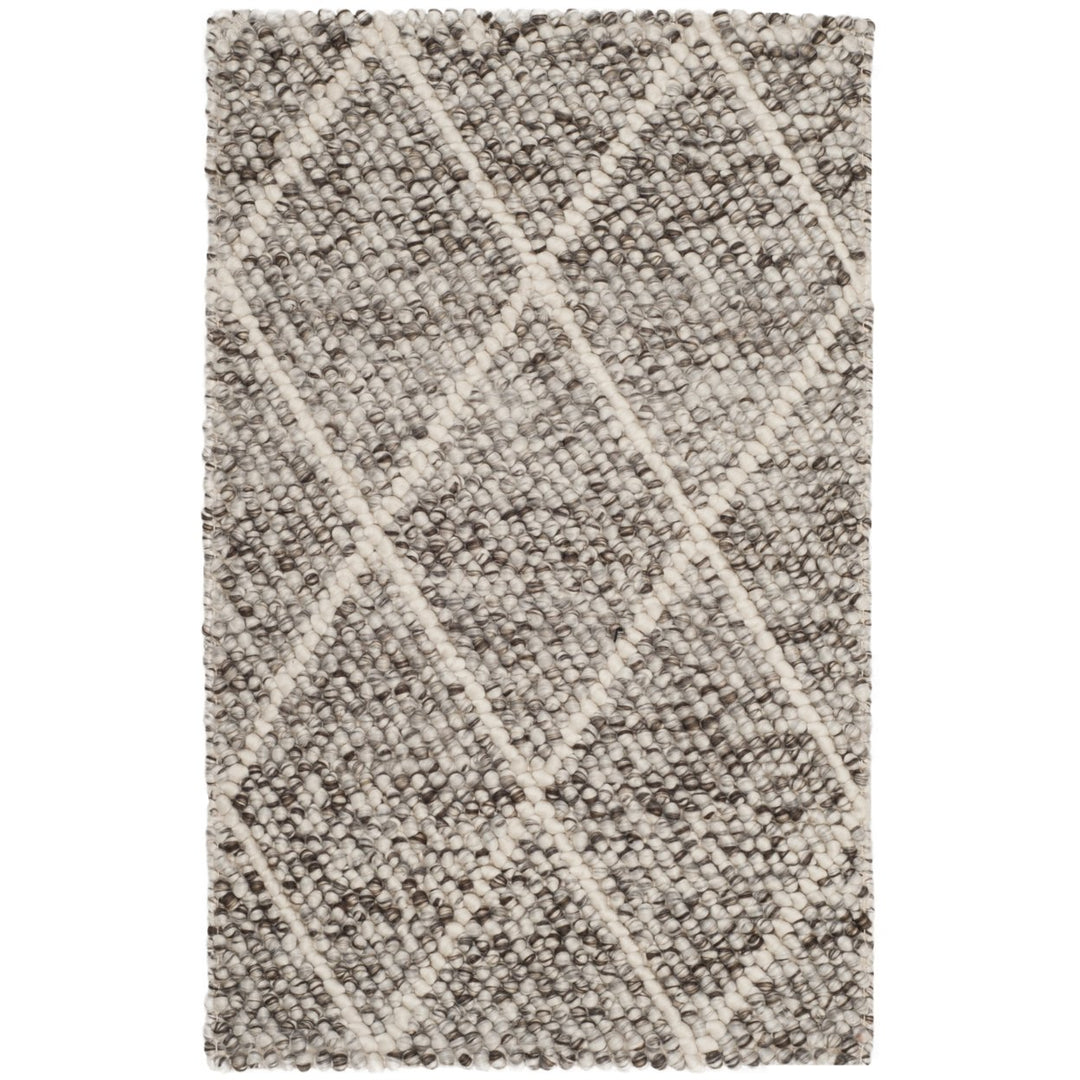 SAFAVIEH Natura NAT712A Handwoven Ivory / Stone Rug Image 1