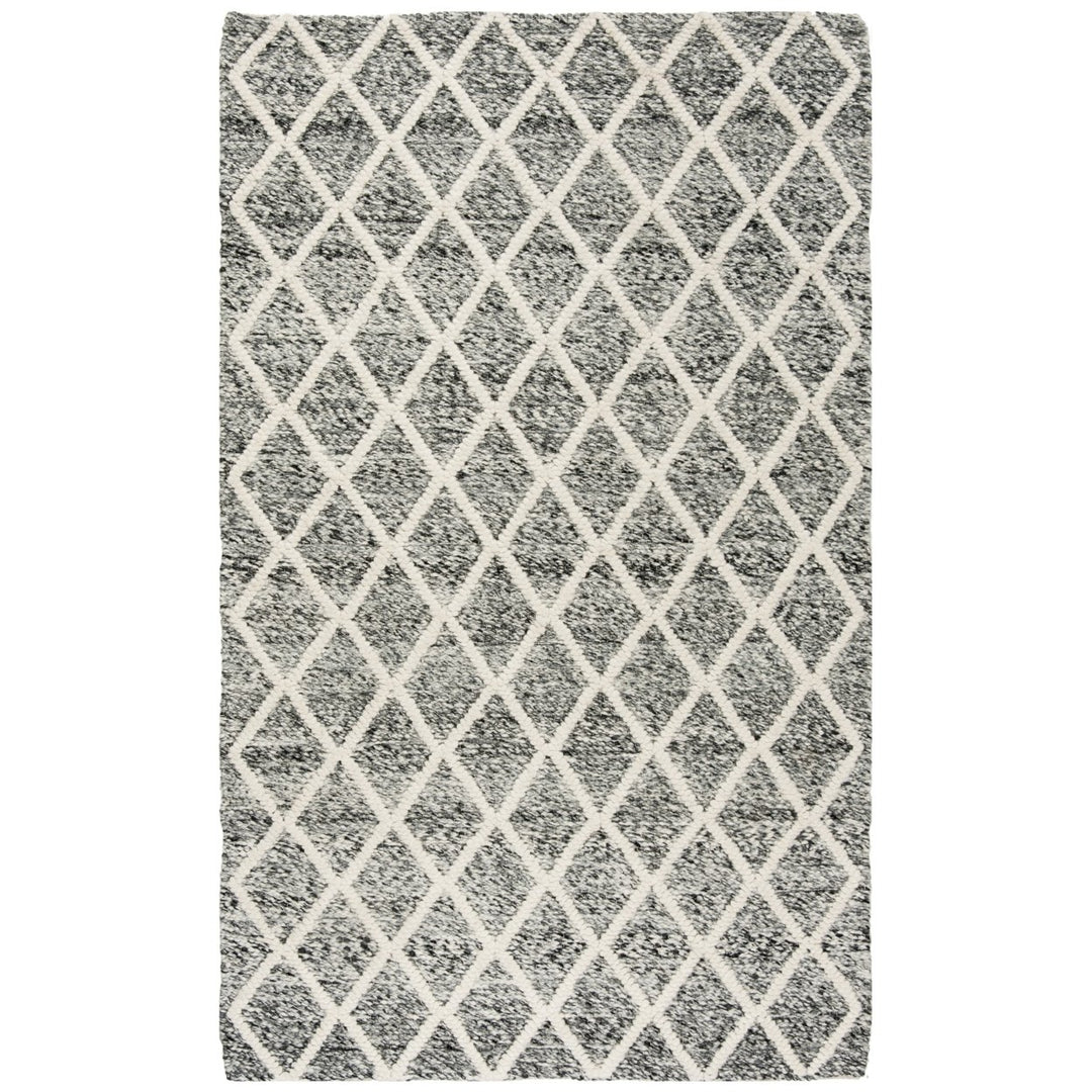 SAFAVIEH Natura NAT711C Handwoven Ivory / Black Rug Image 1