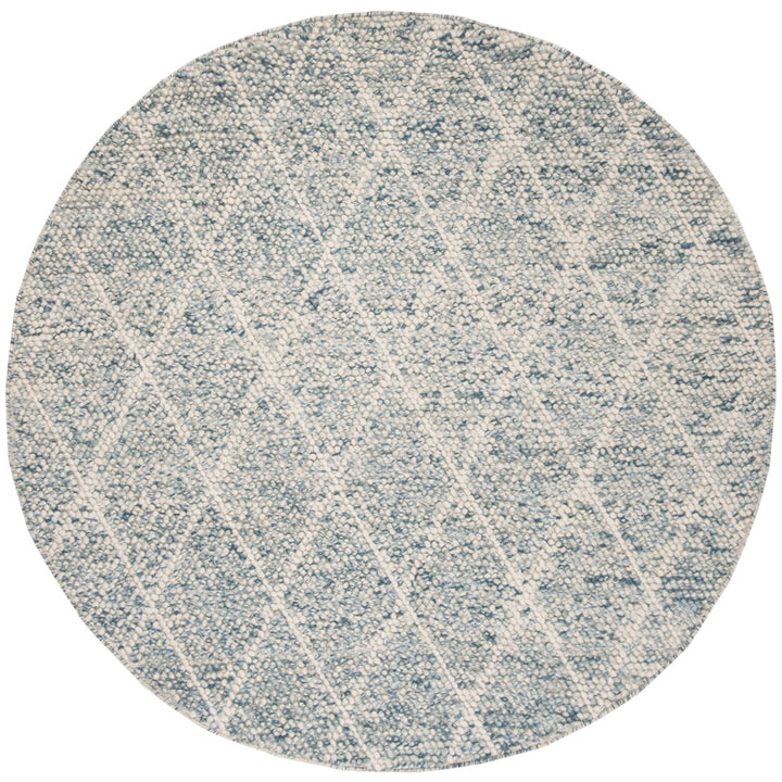 SAFAVIEH Natura NAT712B Handwoven Ivory / Blue Rug Image 1