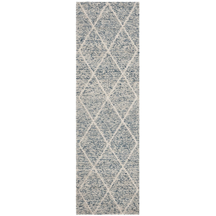 SAFAVIEH Natura NAT712B Handwoven Ivory / Blue Rug Image 1