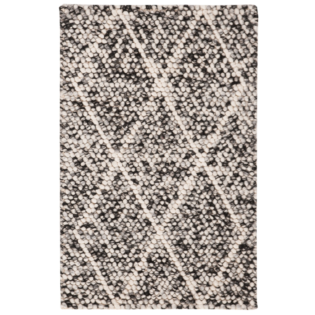 SAFAVIEH Natura NAT712C Handwoven Ivory / Black Rug Image 8