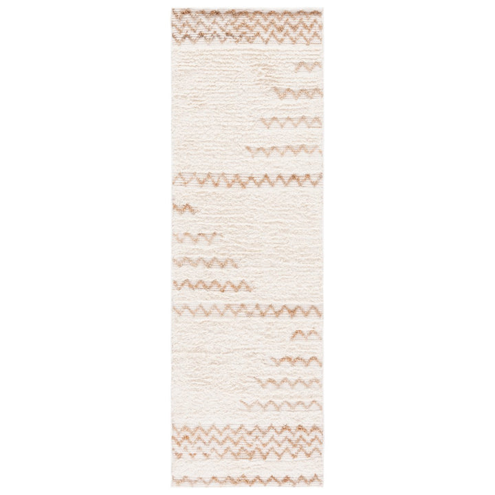 SAFAVIEH Natura NAT720A Handmade Ivory / Brown Rug Image 1