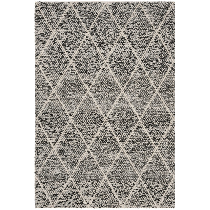 SAFAVIEH Natura NAT712C Handwoven Ivory / Black Rug Image 1