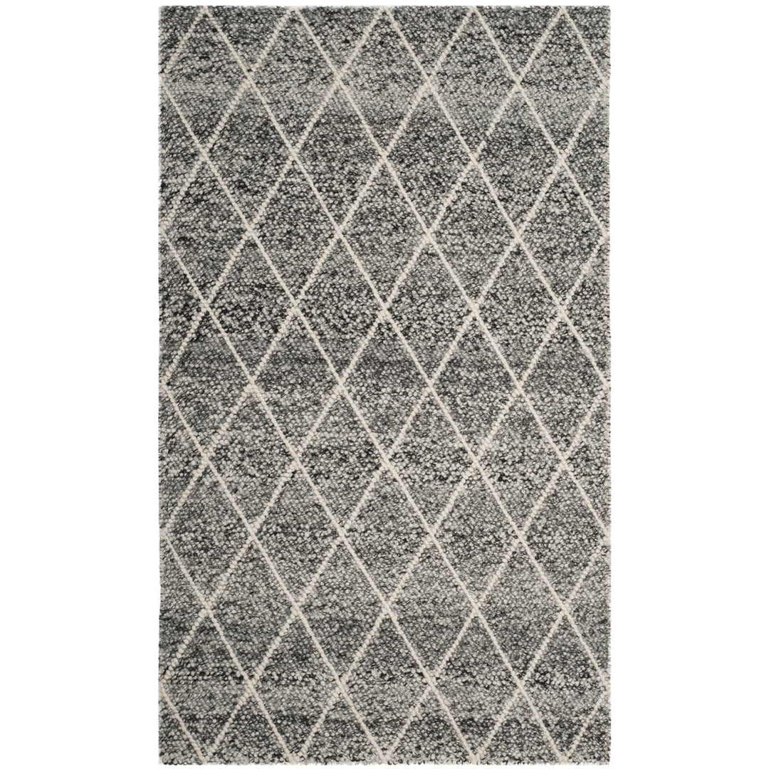 SAFAVIEH Natura NAT712C Handwoven Ivory / Black Rug Image 1