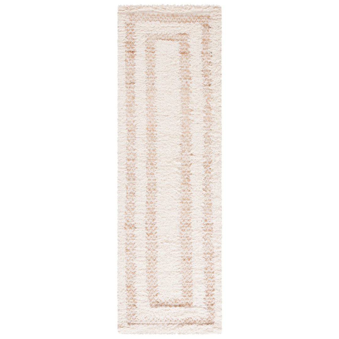 SAFAVIEH Natura NAT721A Handmade Ivory / Natural Rug Image 1