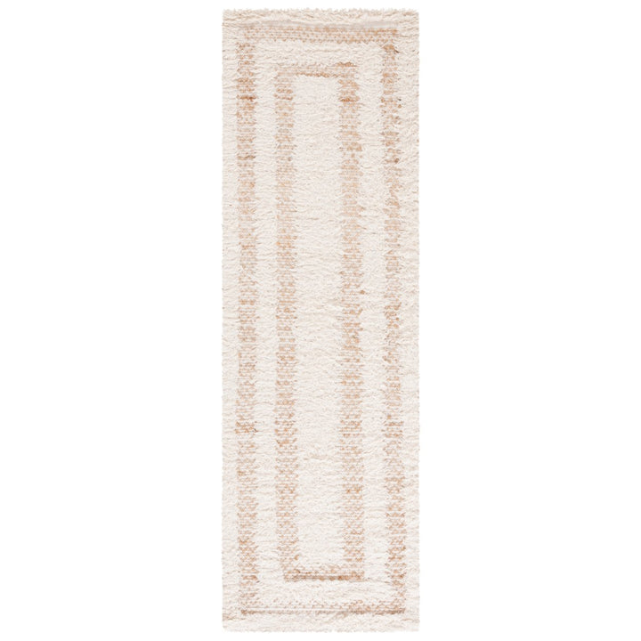 SAFAVIEH Natura NAT721A Handmade Ivory / Natural Rug Image 1