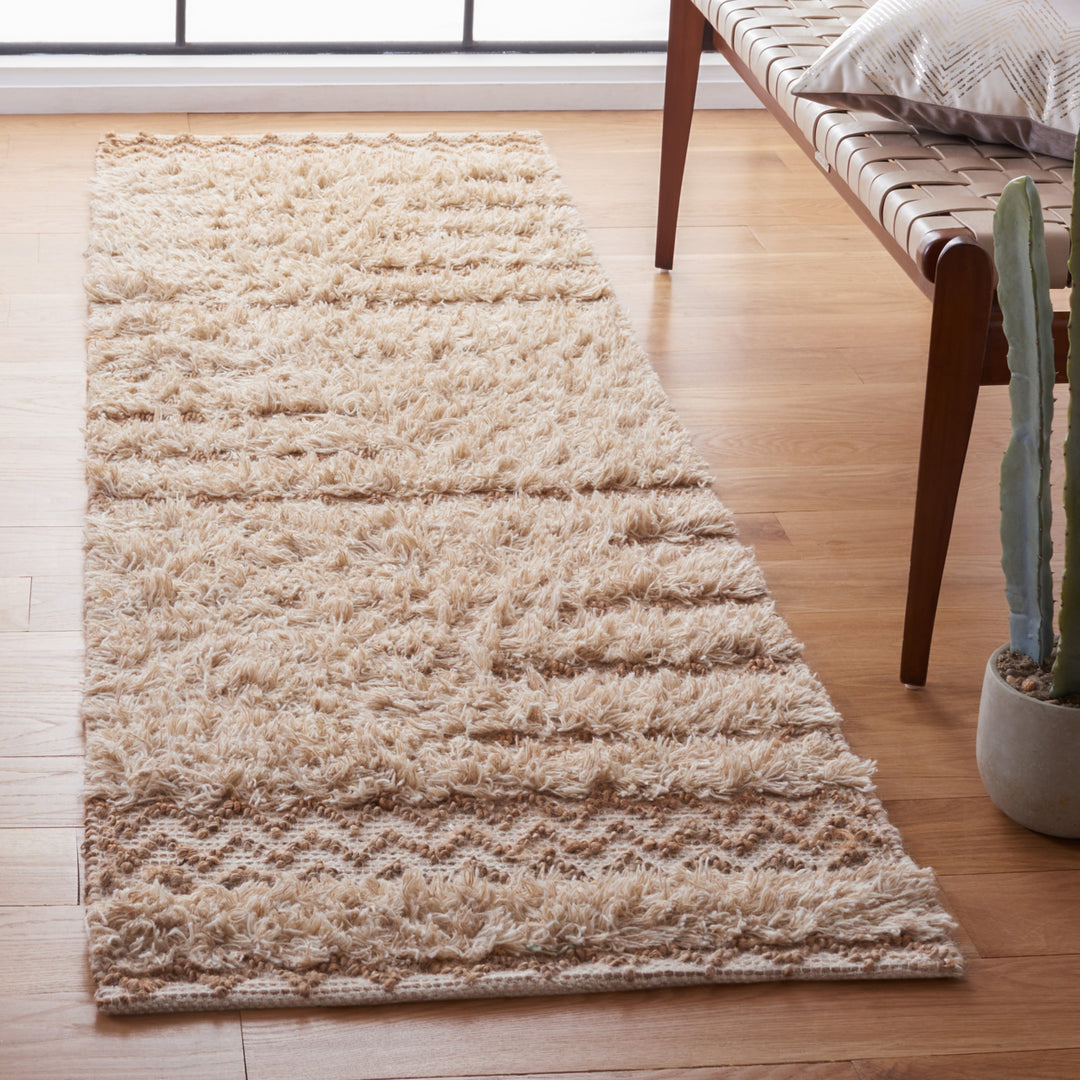 SAFAVIEH Natura NAT720F Handmade Beige / Natural Rug Image 3