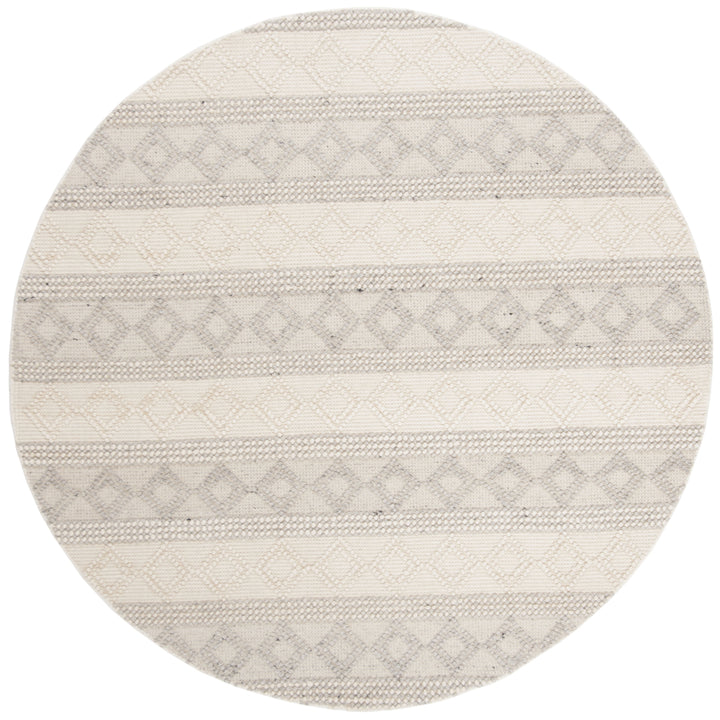 SAFAVIEH Natura NAT750F Handwoven Grey / Ivory Rug Image 4