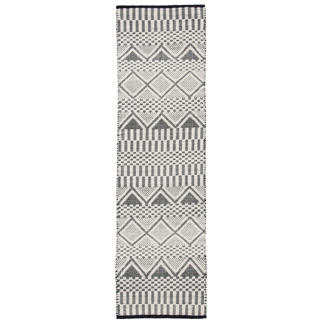 SAFAVIEH Natura NAT853A Handwoven Ivory / Black Rug Image 3