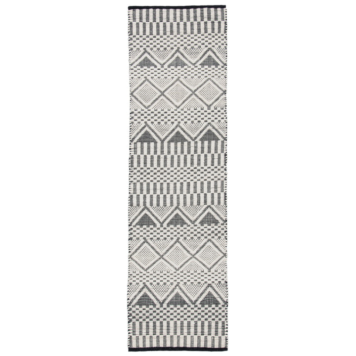 SAFAVIEH Natura NAT853A Handwoven Ivory / Black Rug Image 3