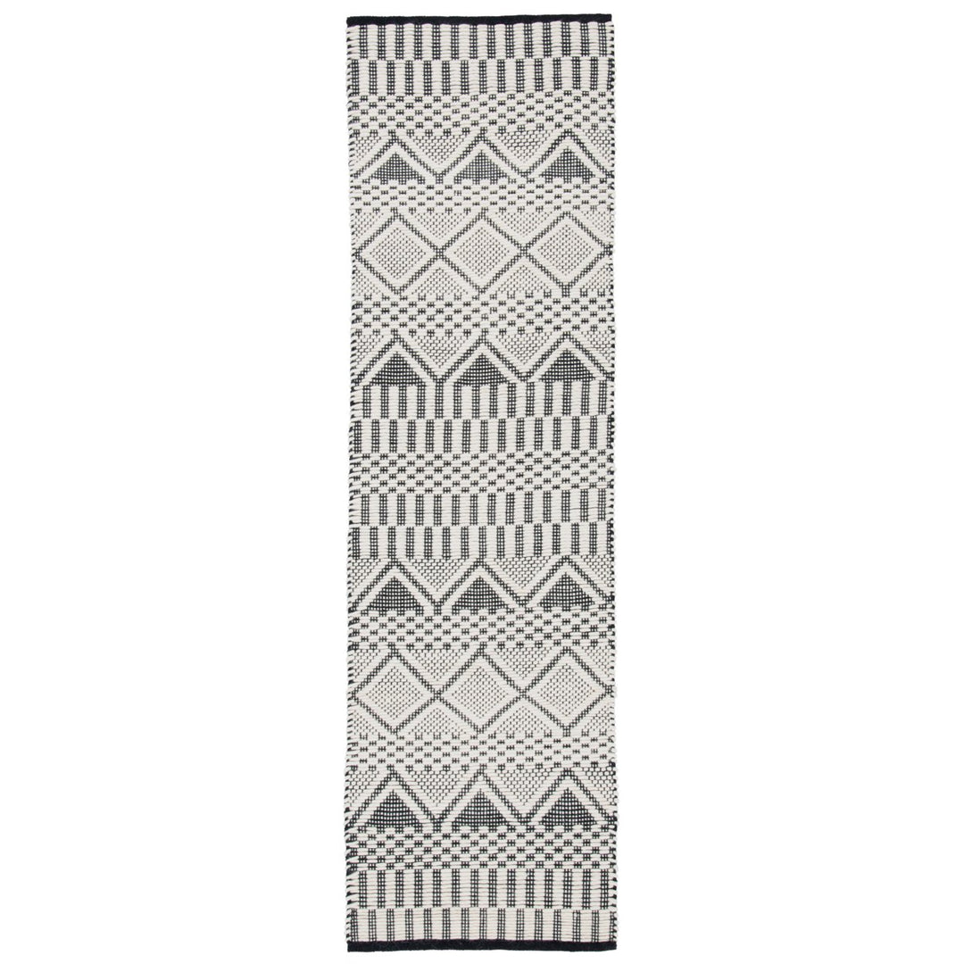 SAFAVIEH Natura NAT853A Handwoven Ivory / Black Rug Image 1