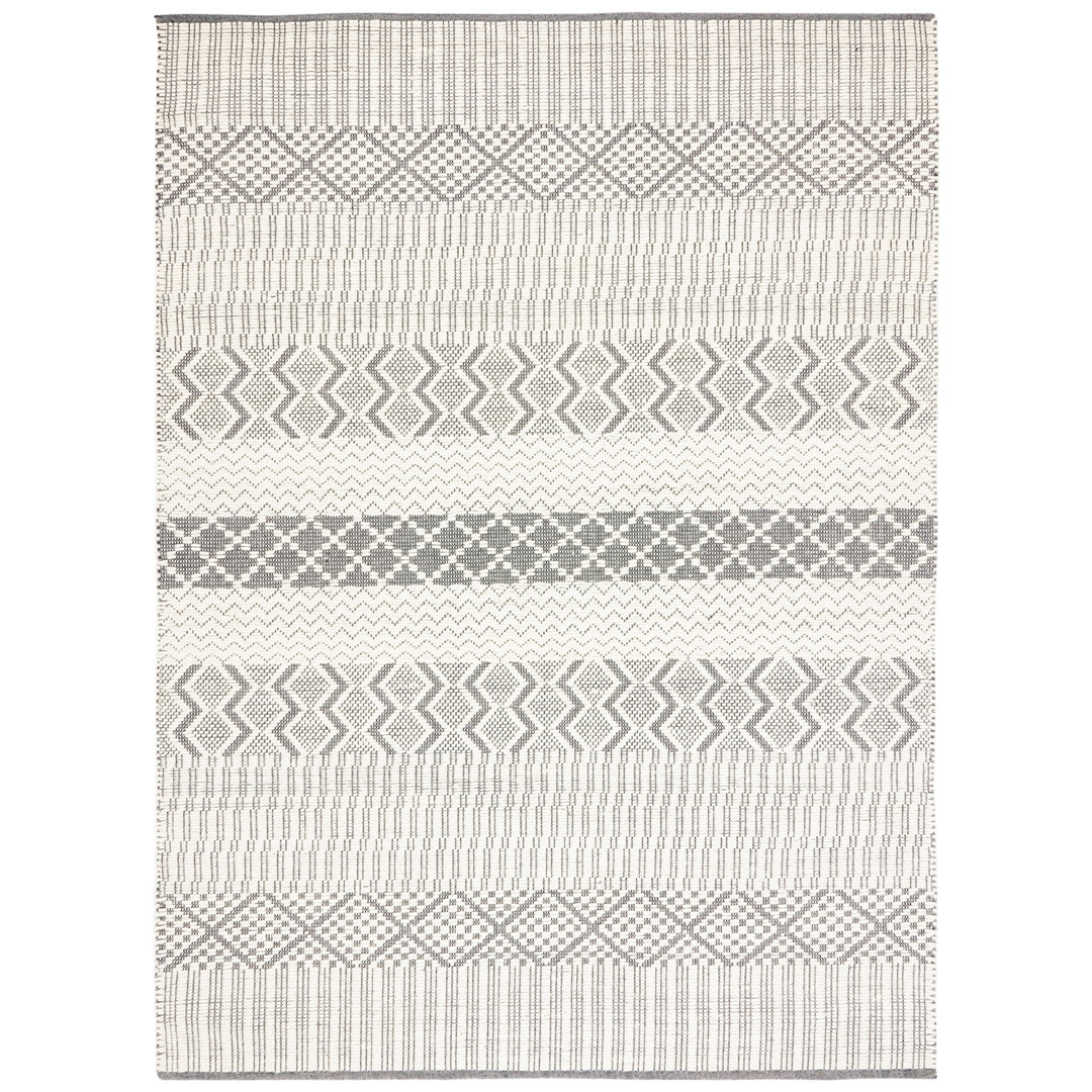 SAFAVIEH Natura NAT855A Handwoven Ivory / Grey Rug Image 1