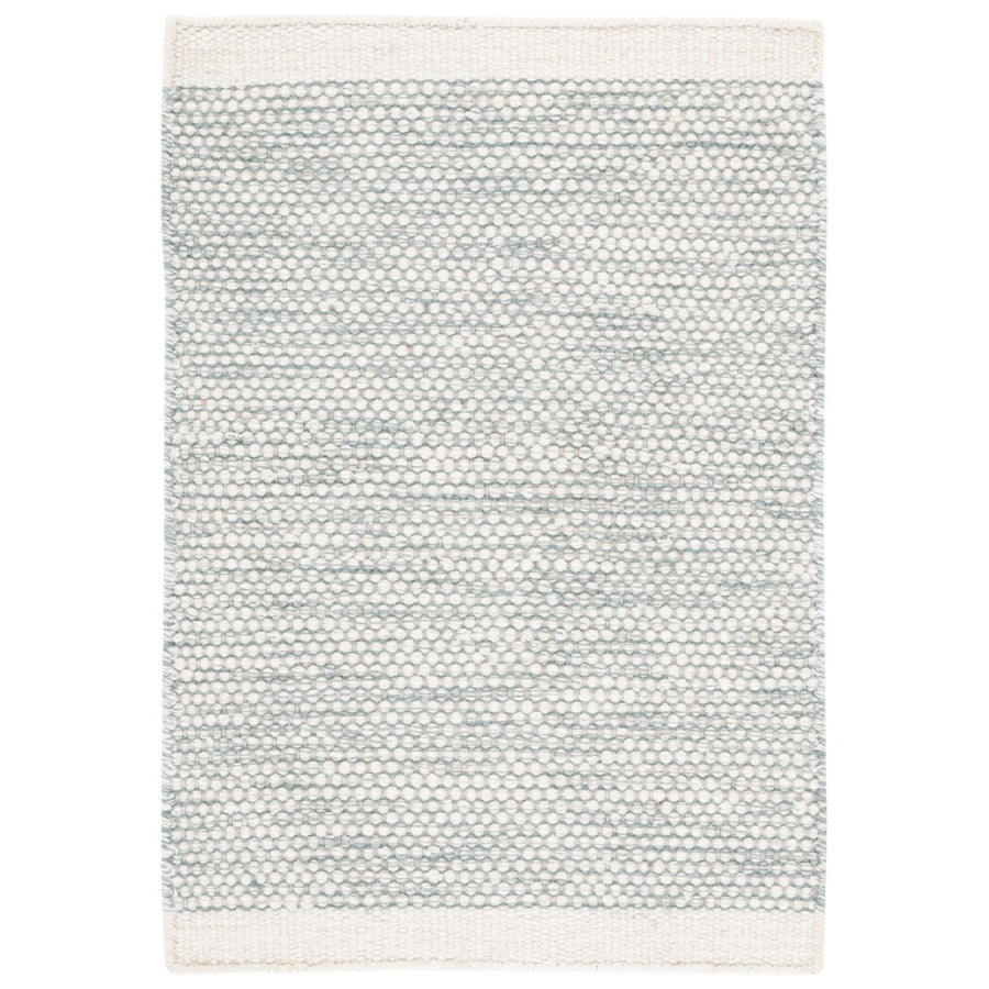 SAFAVIEH Natura NAT776L Handwoven Light Blue / Ivory Rug Image 1