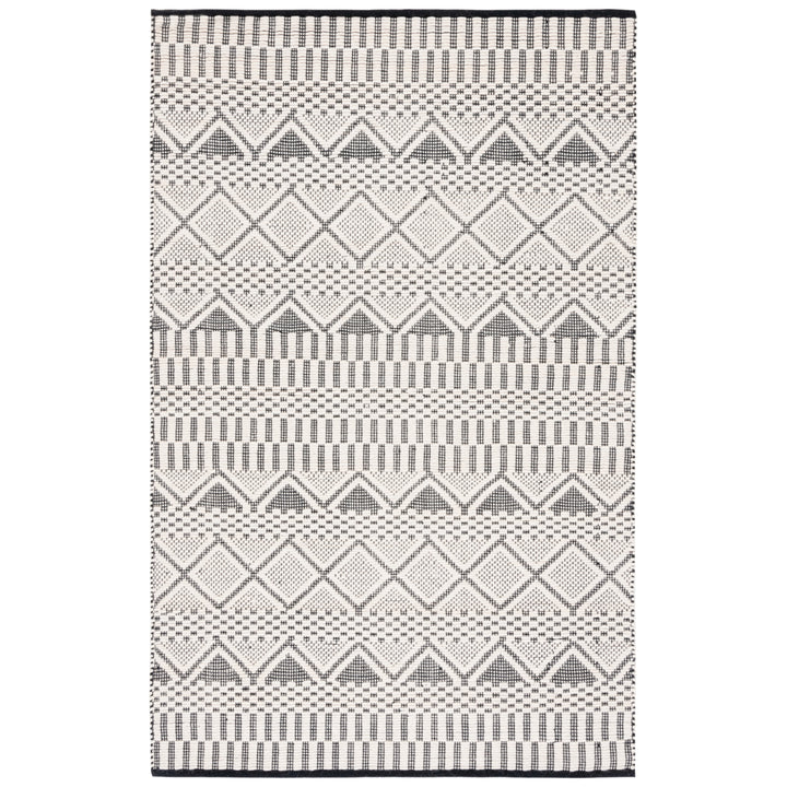 SAFAVIEH Natura NAT853A Handwoven Ivory / Black Rug Image 1