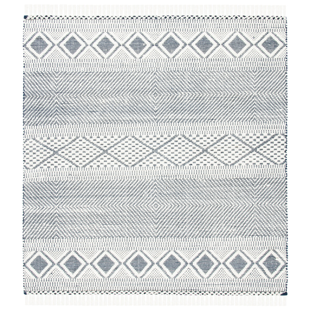 SAFAVIEH Natura NAT856A Handwoven Ivory / Navy Rug Image 4