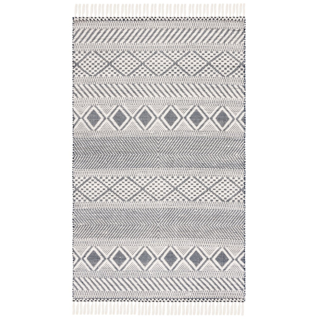 SAFAVIEH Natura NAT856A Handwoven Ivory / Navy Rug Image 8