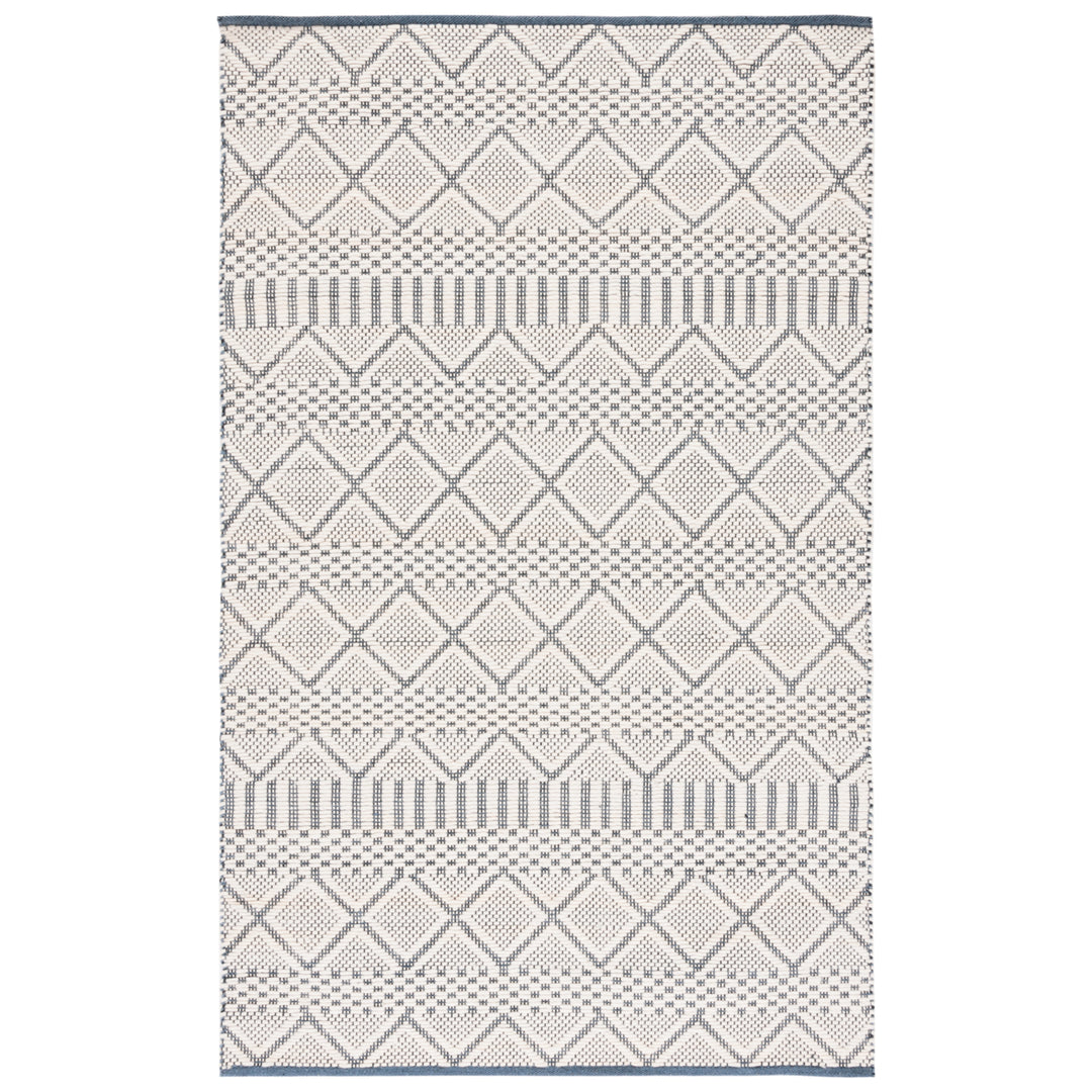 SAFAVIEH Natura NAT857A Handwoven Ivory / Blue Rug Image 8