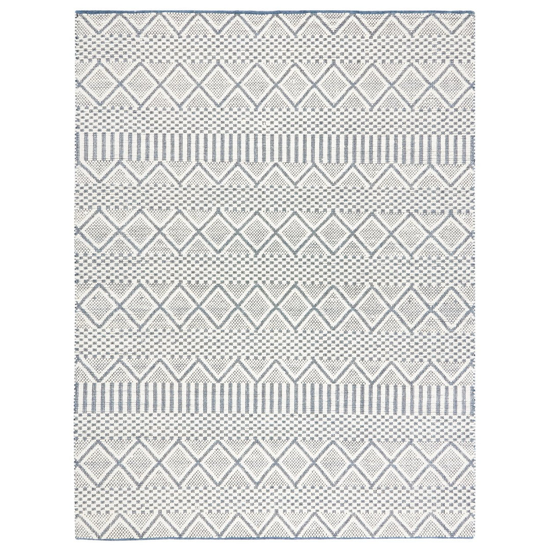 SAFAVIEH Natura NAT857A Handwoven Ivory / Blue Rug Image 9