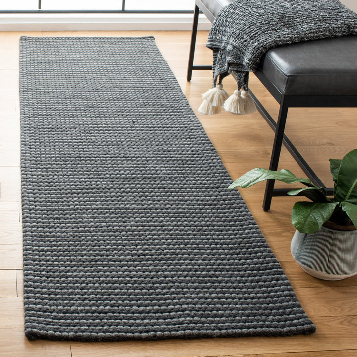 SAFAVIEH Natura NAT801D Handwoven Grey / Black Rug Image 11