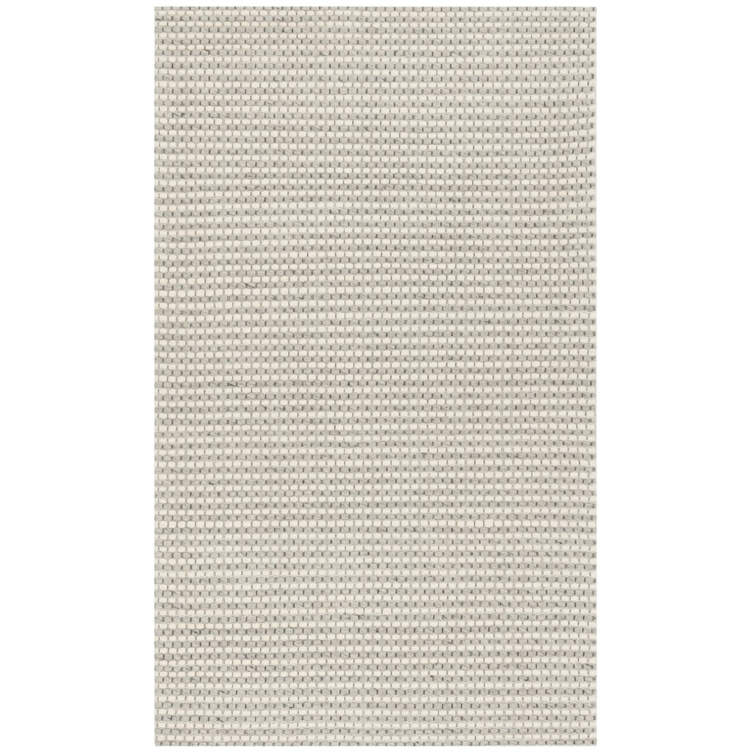 SAFAVIEH Natura NAT801G Handwoven Silver / Ivory Rug Image 1