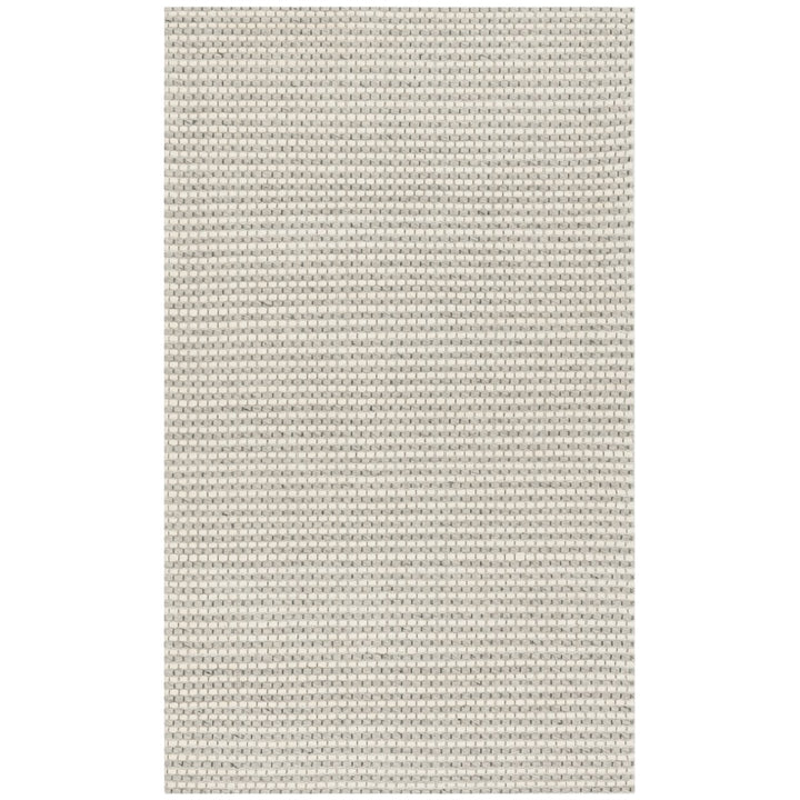 SAFAVIEH Natura NAT801G Handwoven Silver / Ivory Rug Image 1