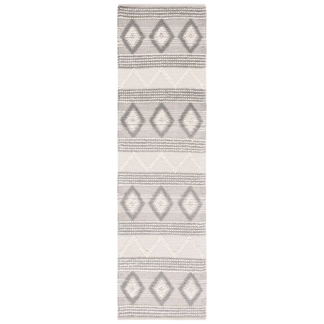 SAFAVIEH Natura NAT829F Handwoven Ivory / Grey Rug Image 1