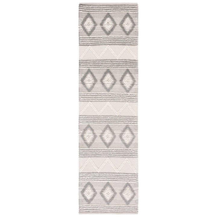 SAFAVIEH Natura NAT829F Handwoven Ivory / Grey Rug Image 1