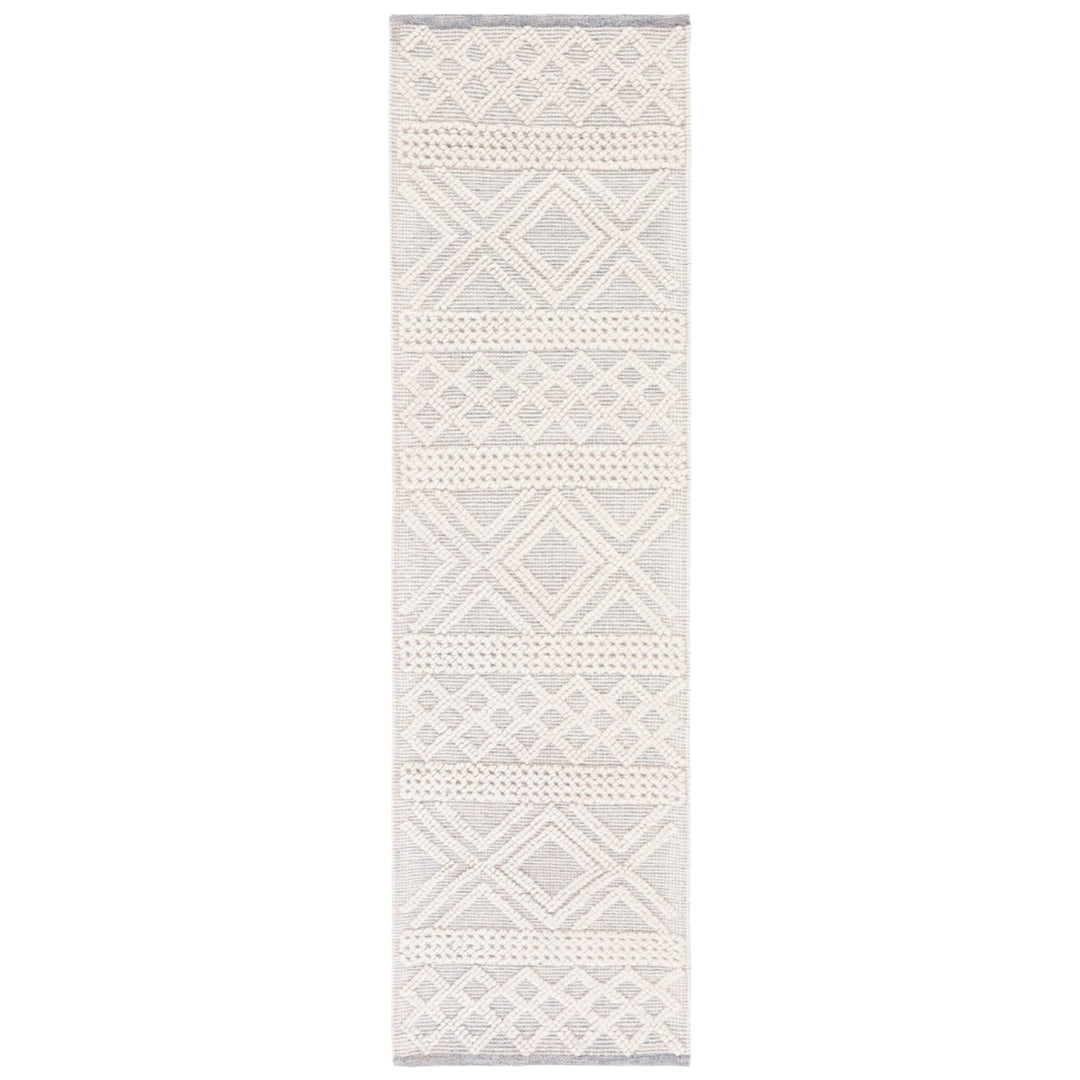 SAFAVIEH Natura NAT830L Handwoven Ivory / Blue Rug Image 1