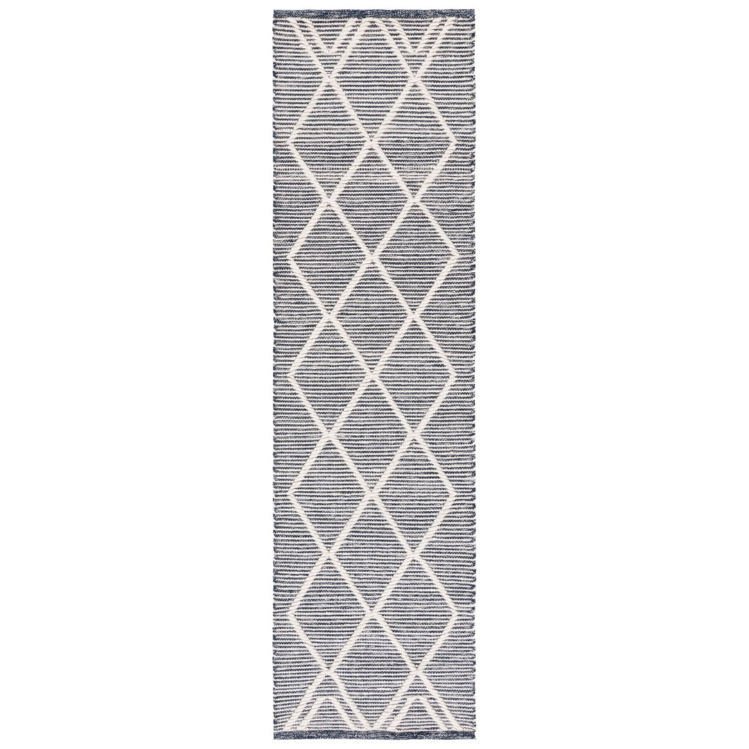 SAFAVIEH Natura NAT832N Handwoven Navy / Ivory Rug Image 1