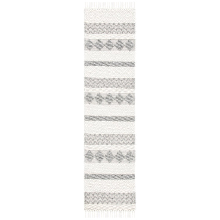 SAFAVIEH Natura NAT851A Handwoven Ivory / Grey Rug Image 1