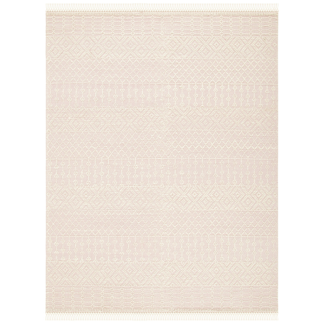 SAFAVIEH Natura NAT852R Handmade Ivory / Pink Rug Image 1