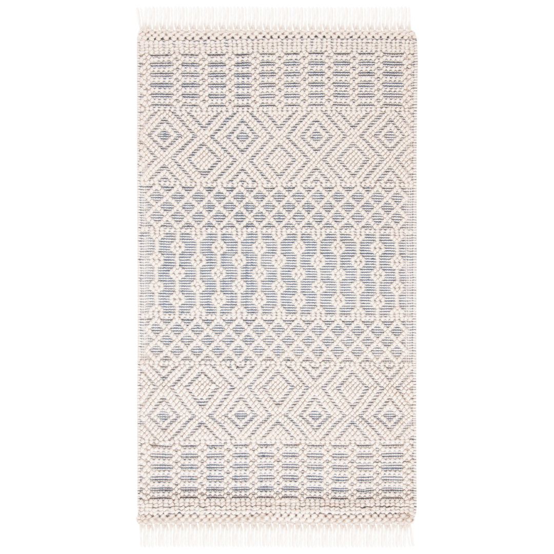 SAFAVIEH Natura NAT852A Handmade Ivory / Grey Rug Image 3