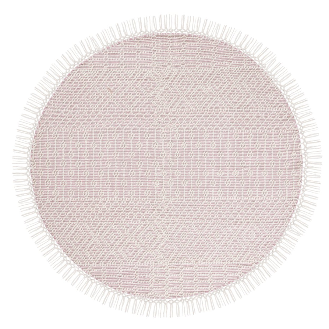 SAFAVIEH Natura NAT852R Handmade Ivory / Pink Rug Image 1