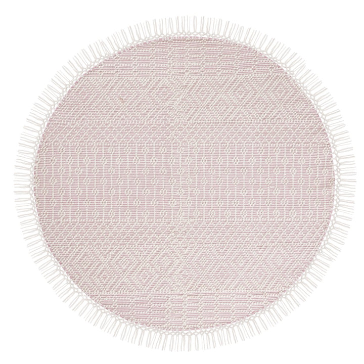 SAFAVIEH Natura NAT852R Handmade Ivory / Pink Rug Image 1