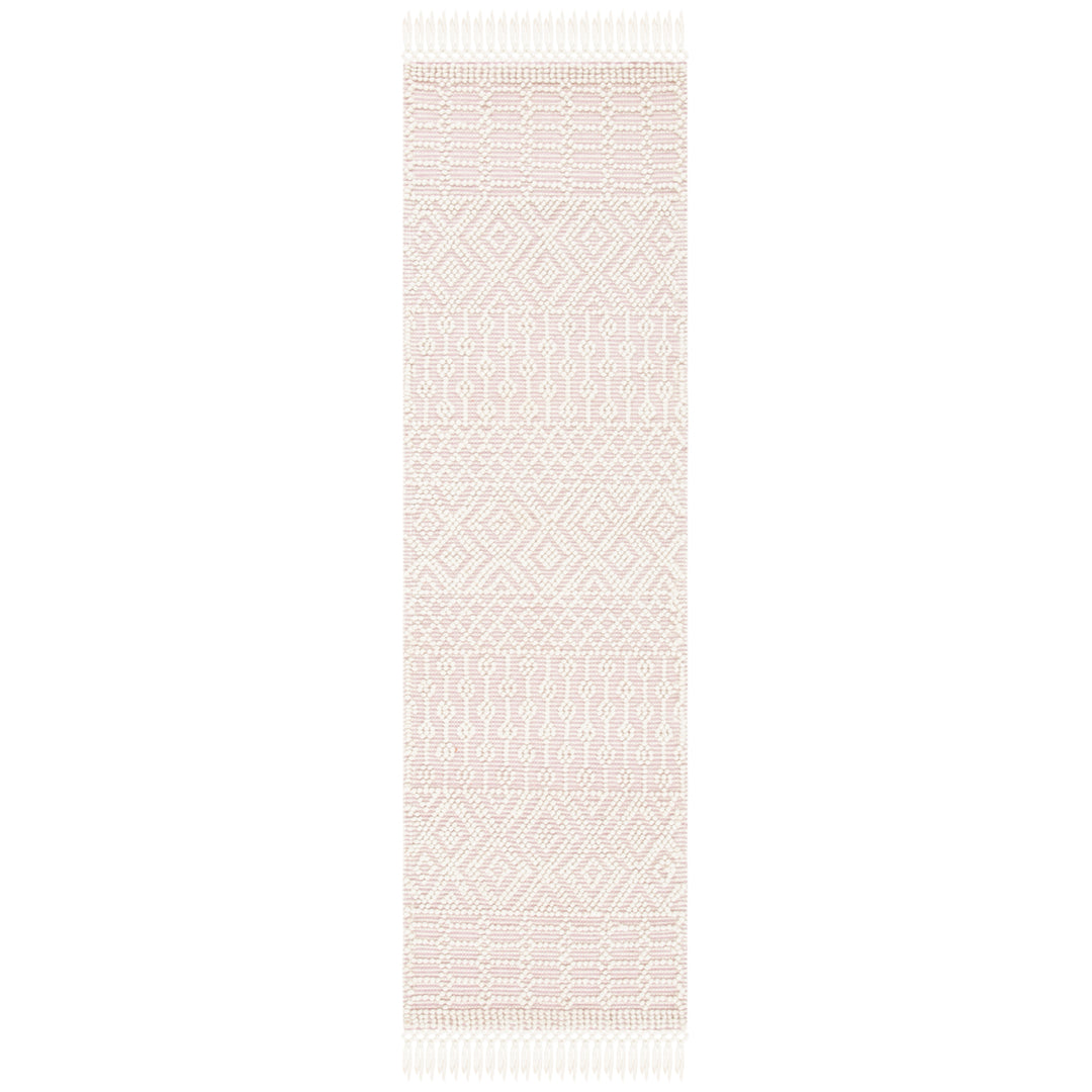 SAFAVIEH Natura NAT852R Handmade Ivory / Pink Rug Image 5