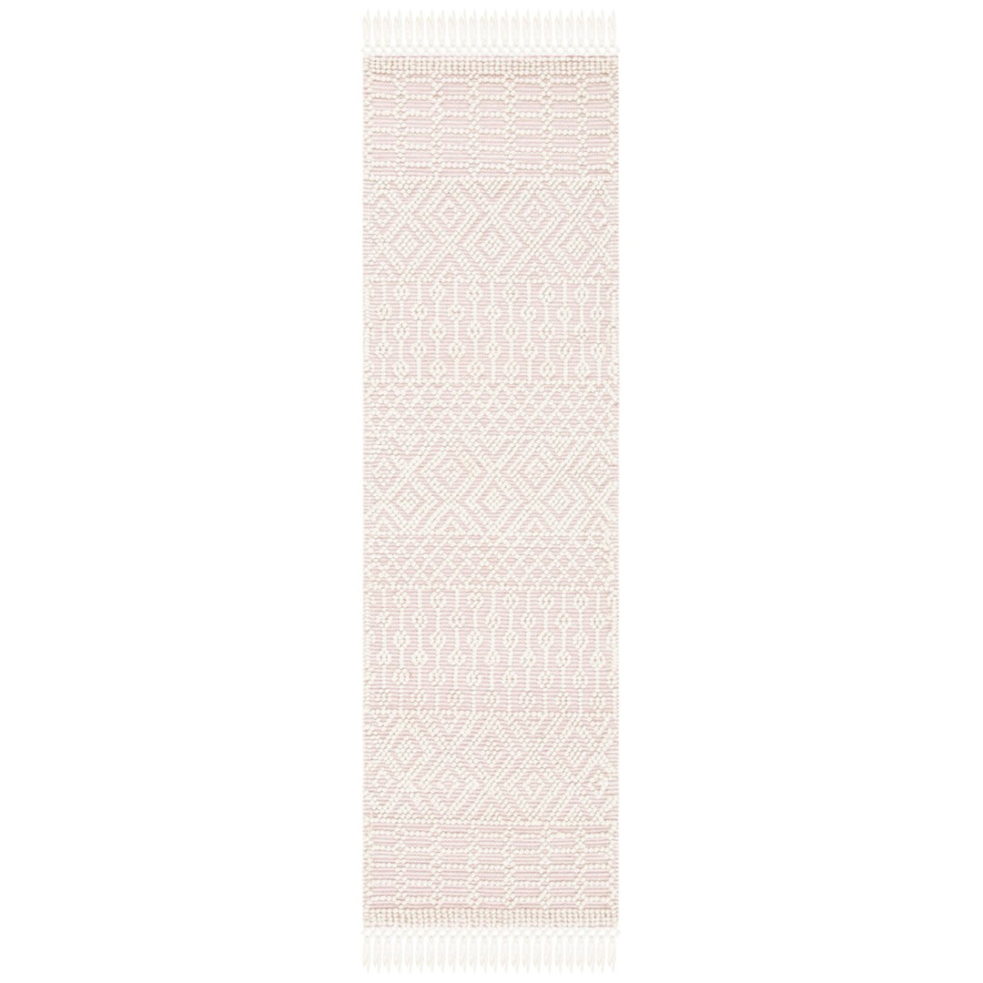 SAFAVIEH Natura NAT852R Handmade Ivory / Pink Rug Image 1