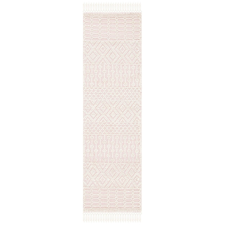 SAFAVIEH Natura NAT852R Handmade Ivory / Pink Rug Image 1