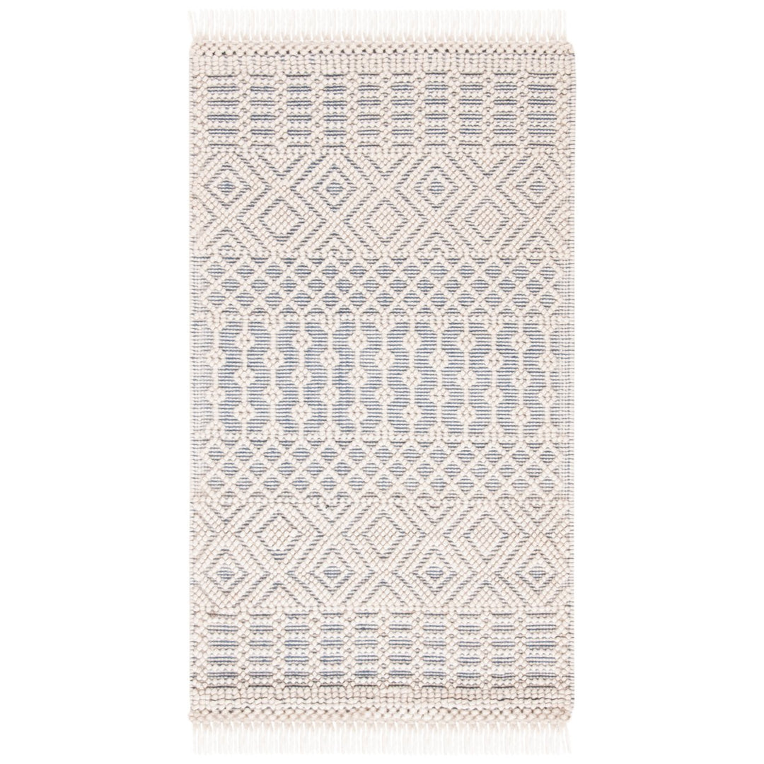 SAFAVIEH Natura NAT852A Handmade Ivory / Grey Rug Image 1