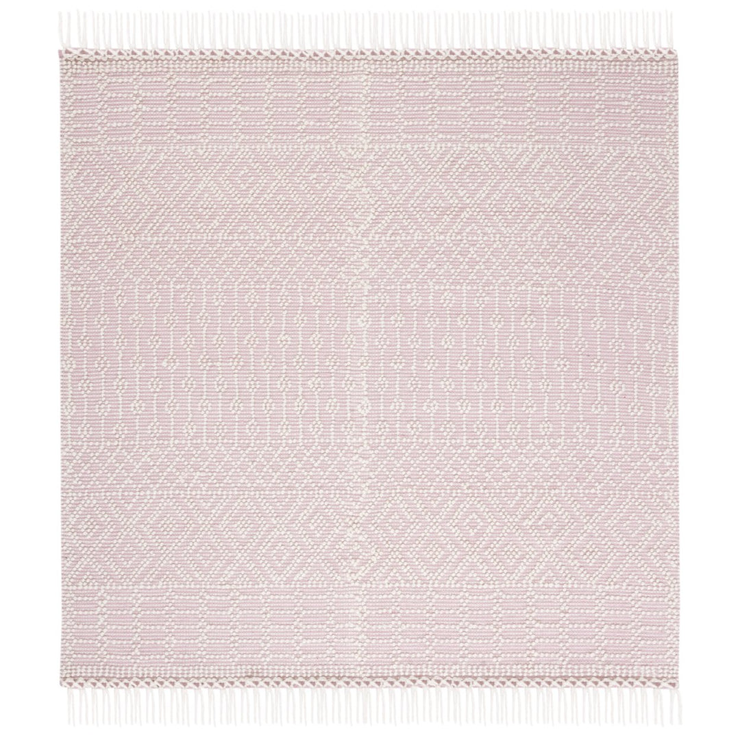 SAFAVIEH Natura NAT852R Handmade Ivory / Pink Rug Image 1