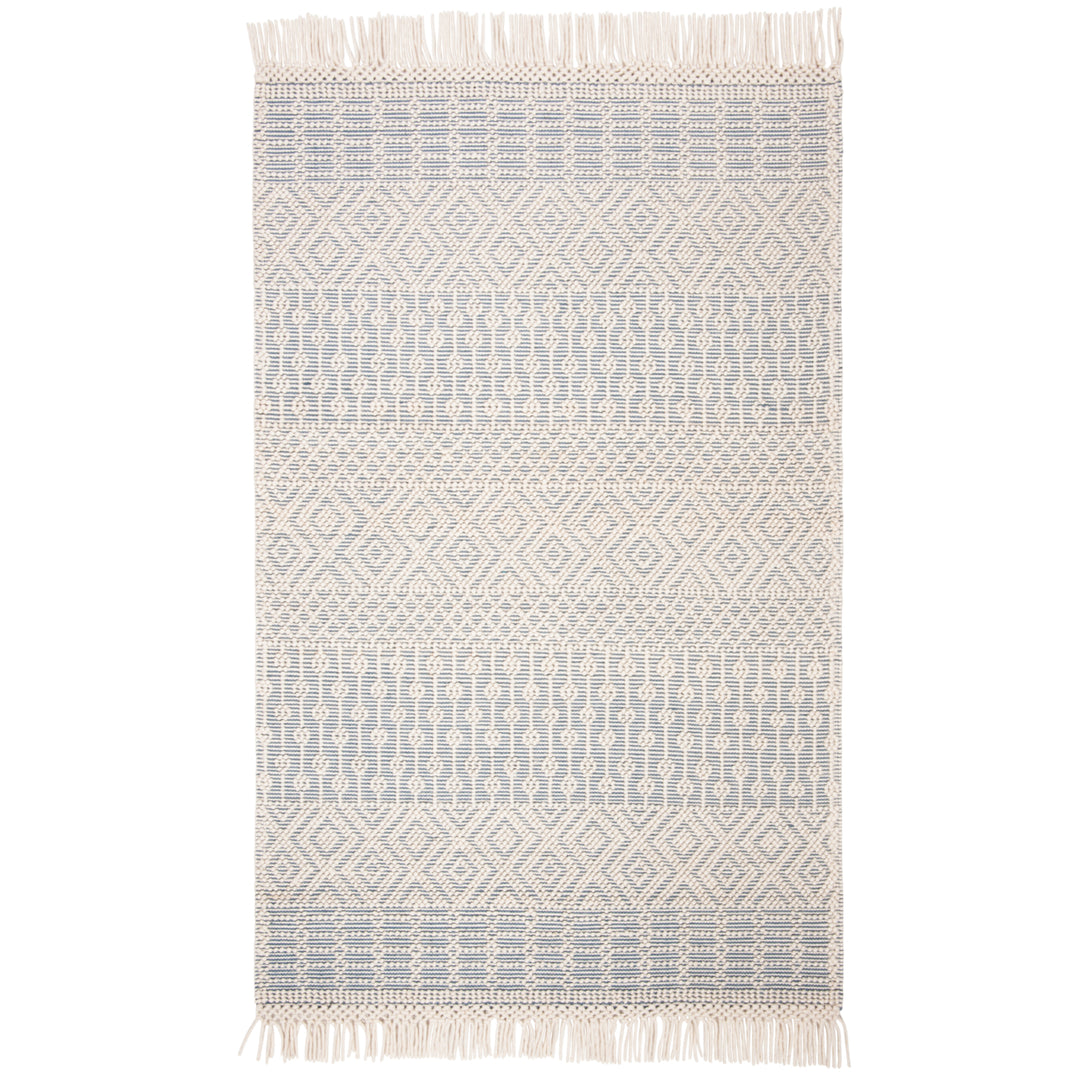 SAFAVIEH Natura NAT852A Handmade Ivory / Grey Rug Image 6