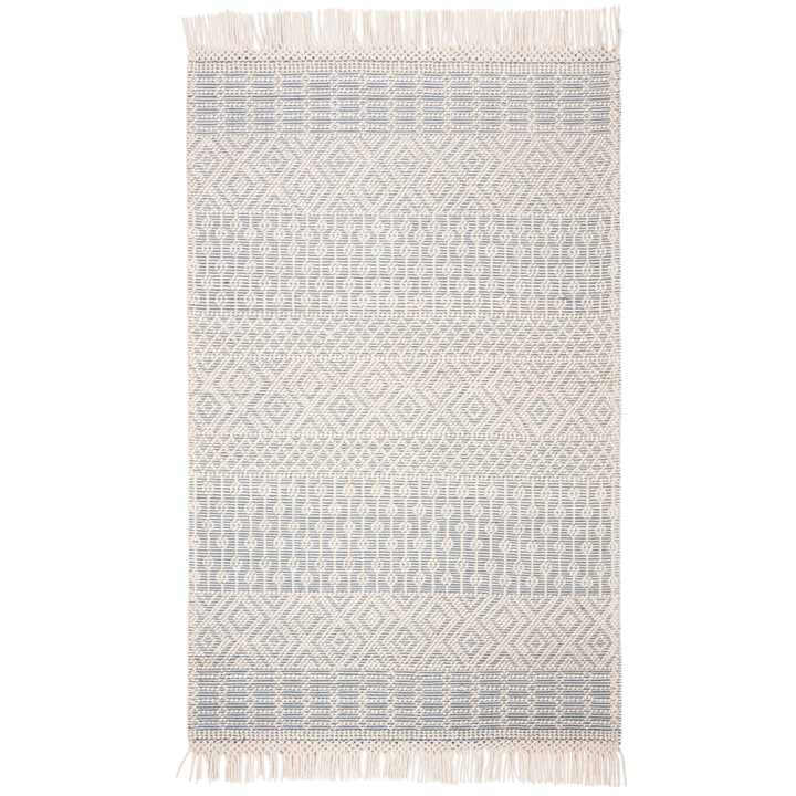 SAFAVIEH Natura NAT852A Handmade Ivory / Grey Rug Image 6