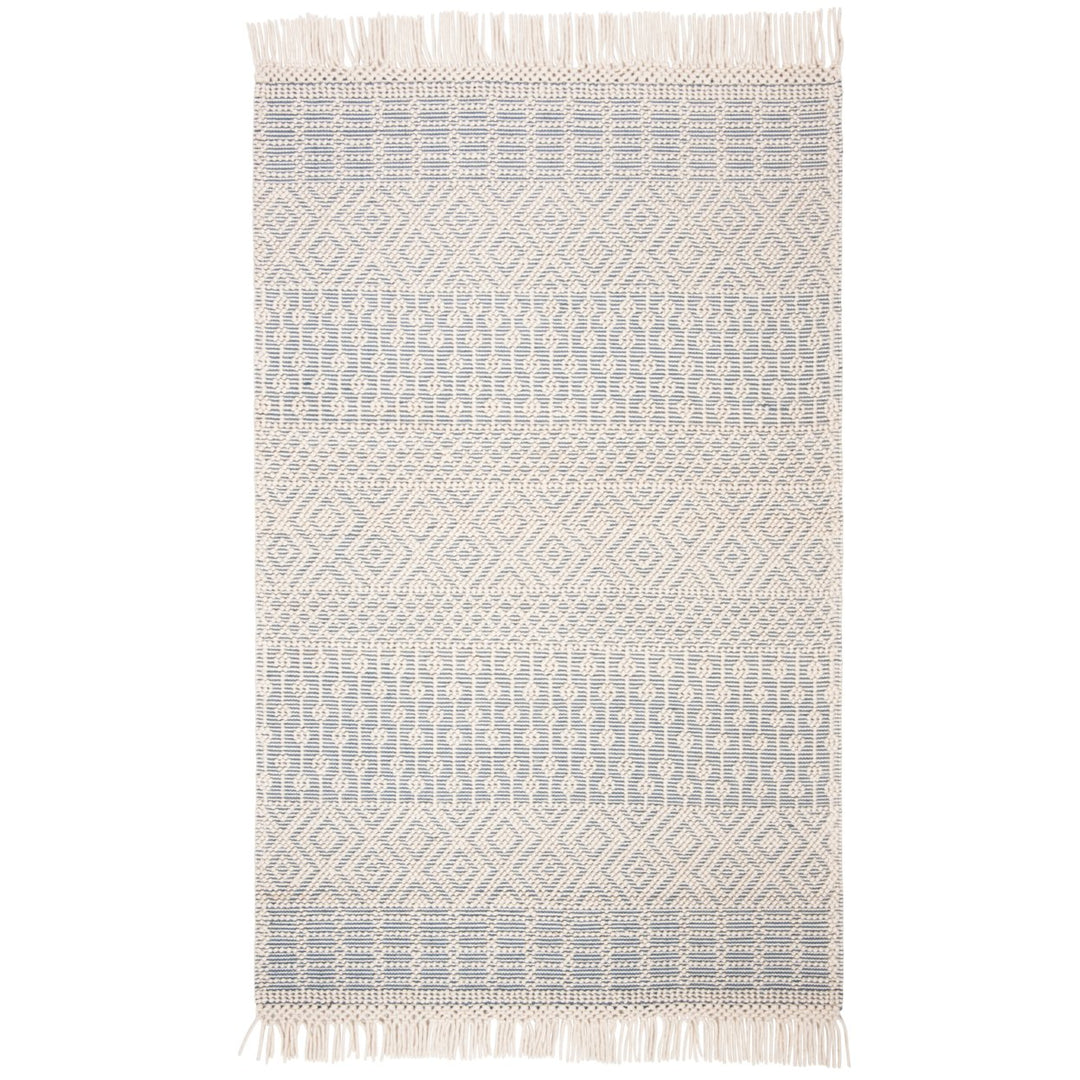 SAFAVIEH Natura NAT852A Handmade Ivory / Grey Rug Image 1