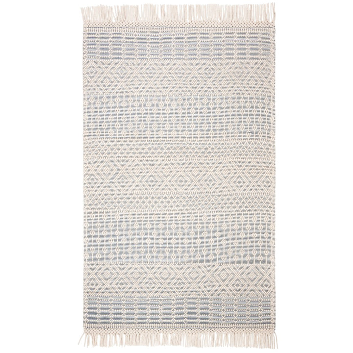 SAFAVIEH Natura NAT852A Handmade Ivory / Grey Rug Image 1