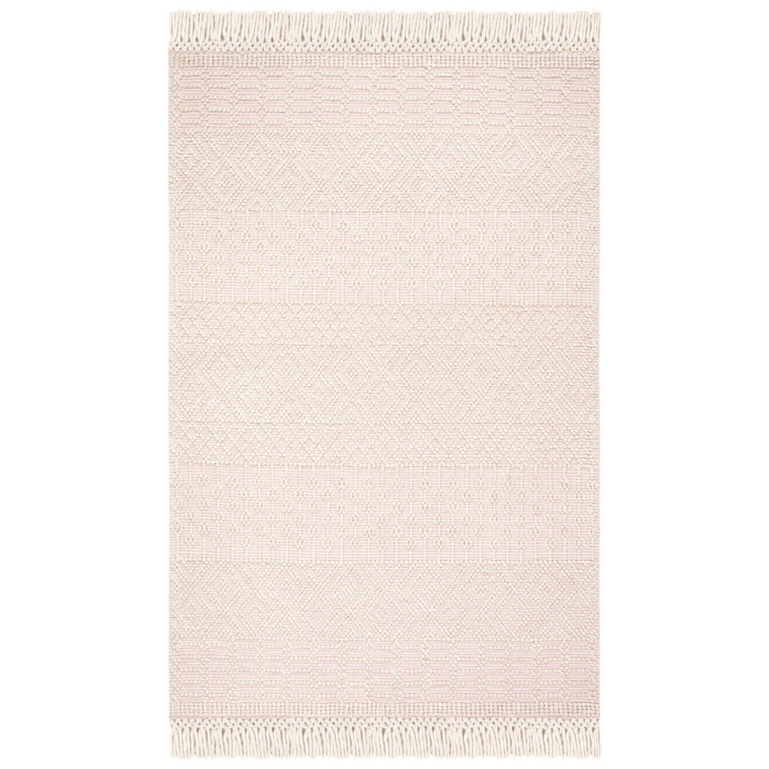 SAFAVIEH Natura NAT852R Handmade Ivory / Pink Rug Image 10