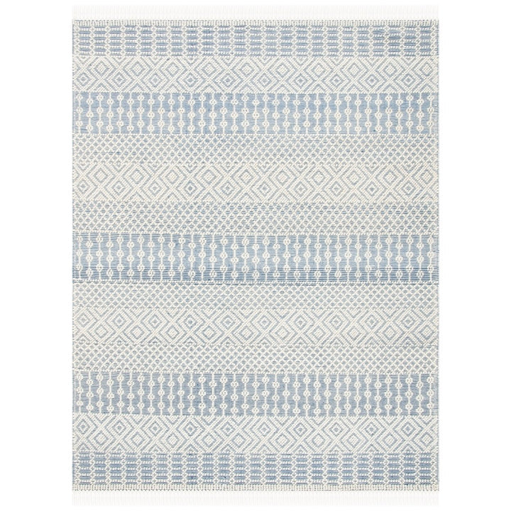 SAFAVIEH Natura NAT852M Handmade Ivory / Blue Rug Image 1