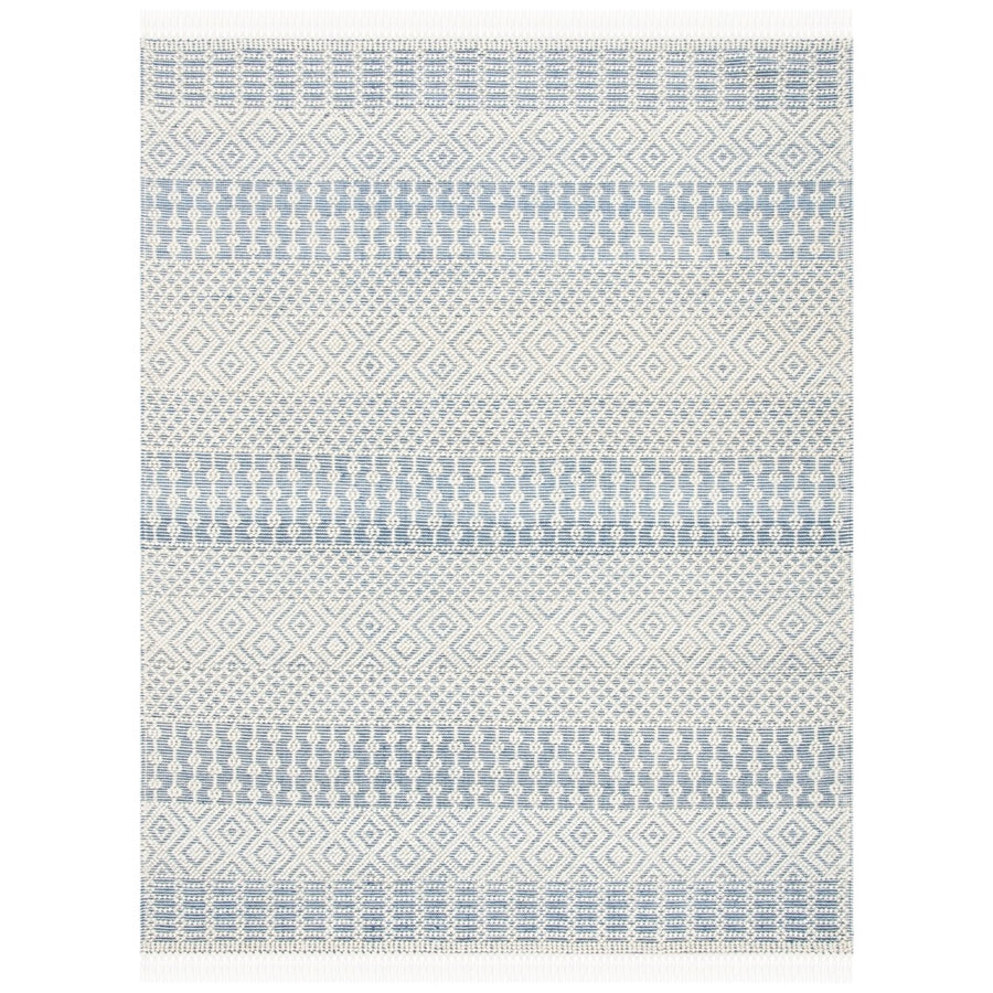 SAFAVIEH Natura NAT852M Handmade Ivory / Blue Rug Image 1