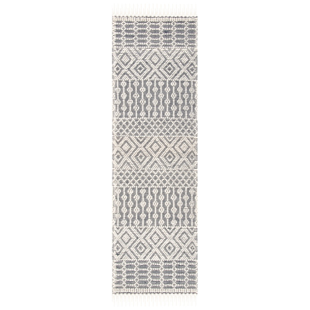 SAFAVIEH Natura NAT852N Handmade Ivory / Navy Rug Image 1