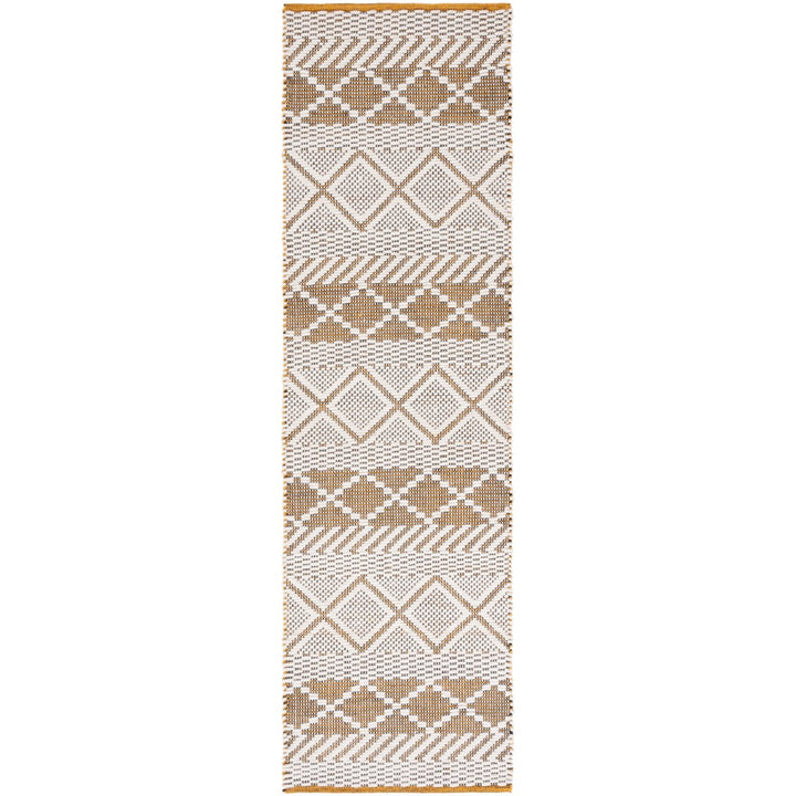 SAFAVIEH Natura NAT854C Handwoven Ivory / Yellow Rug Image 1