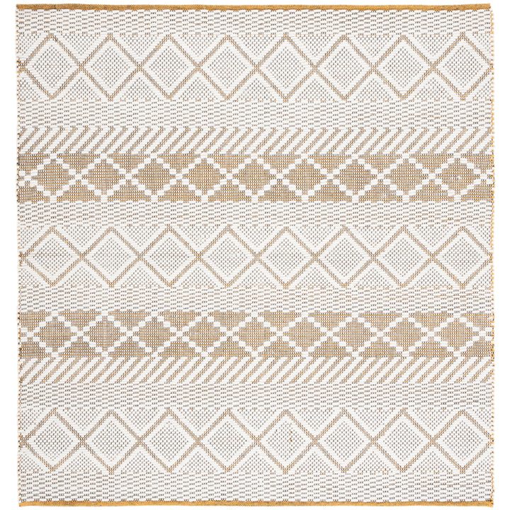 SAFAVIEH Natura NAT854C Handwoven Ivory / Yellow Rug Image 4